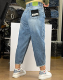 شلوار جین زنانه مدل Ballon pants بالونی کد۳۴