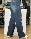 شلوار جین زنانه زاپدار مدل Baggy jeansبگ کد۵۴